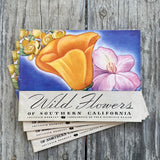 7 Vintage 1930s RICHFIELD GASOLINE DEALER Wild Flower Booklet CA & Pacific NW
