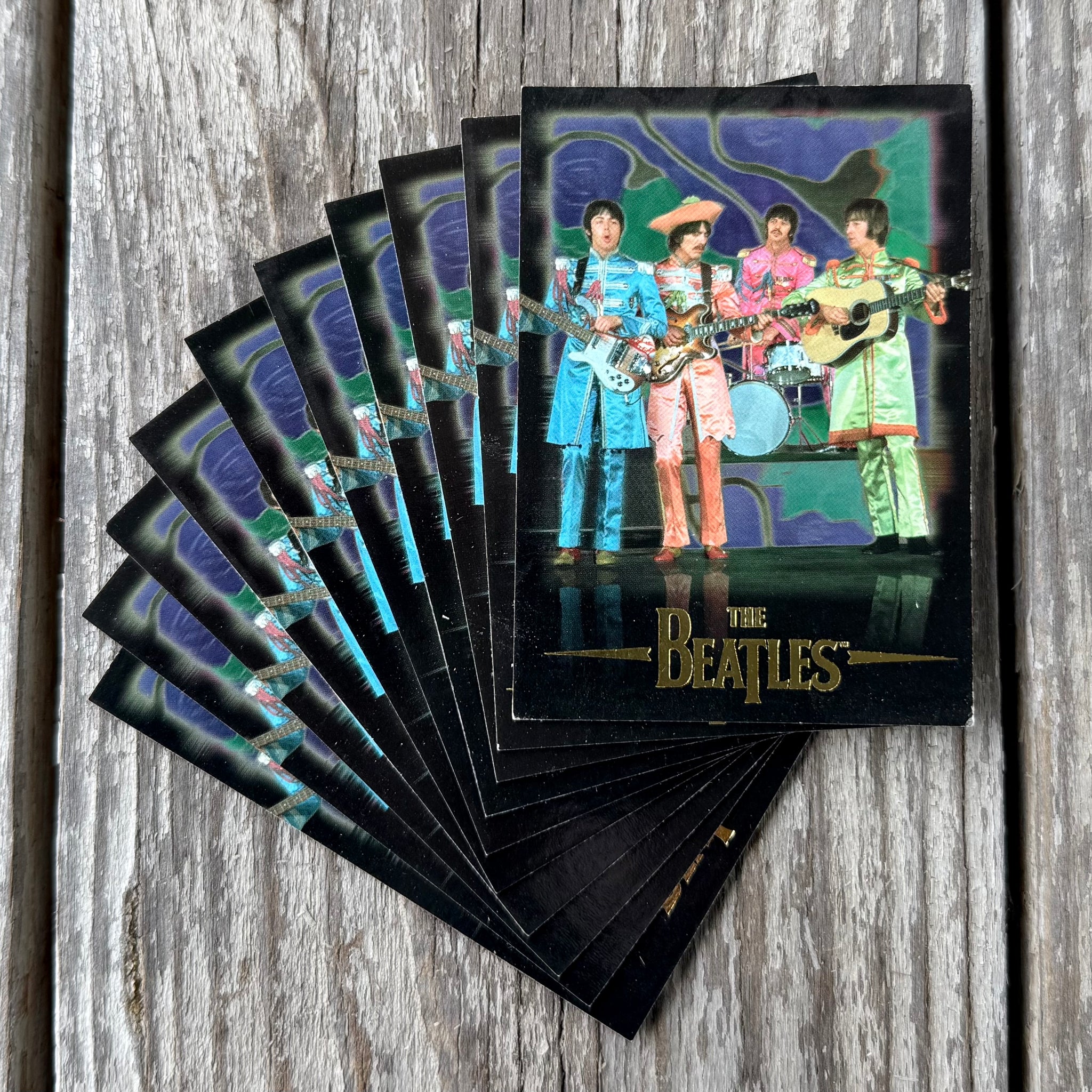rare beatles trading cards The Cards, Autographed The Beatles Collectible Trading Cards, Signed 10 Original THE BEATLES Sports