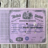 3 Vtg 1878 US Internal Revenue Retail LIQUOR DEALER LICENSE Tax Certificate LOT