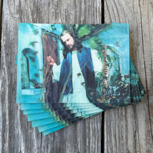 7 Miracle-Vue 1970s JESUS "I Will Never Leave" Lenticular 3D Postcard LOT Japan