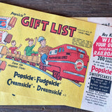 2 POPSICLE RxR SWEEPSTAKES Gift Booklets 1959