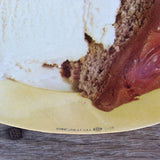 WOOLWORTH Chocolate Cake Cardboard Ice Cream Sign 1950s