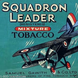 SQUADRON LEADER AIRPLANE Tobacco Tin 1930s
