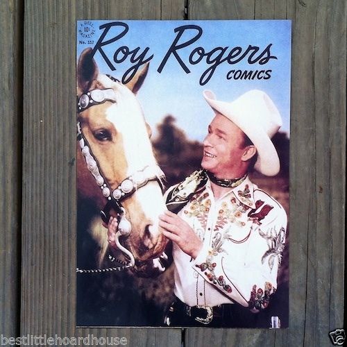 ROY ROGERS TRIGGER Comic Book Cover Print 1980s