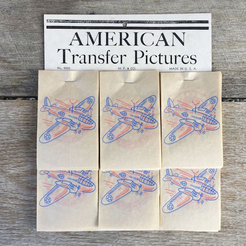 AMERICAN TRANSFER PICTURES Tattoo Decals Store Display 1940s