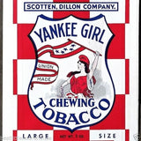 2 Yankee Girl CHEWING TOBACCO Smoke Bag 1930s