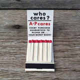 A&P GROCERY STORE Matchbook Matches 1959