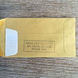 SHELL GASOLINE Gas Station Key Envelopes 1950s