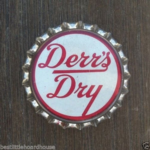 DERR'S DRY SODA Cork Lined Bottle Cap 1940s