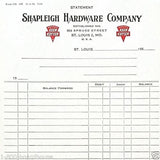 KEEN KUTTER SHAPLEIGH HARDWARE Invoice Receipts 1950s