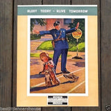 UNTO THE LEAST OF THESE Promotional Policeman Calendar 1950s