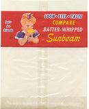 MISS SUNBEAM SANDWICH Snack Bread Bag 1960s