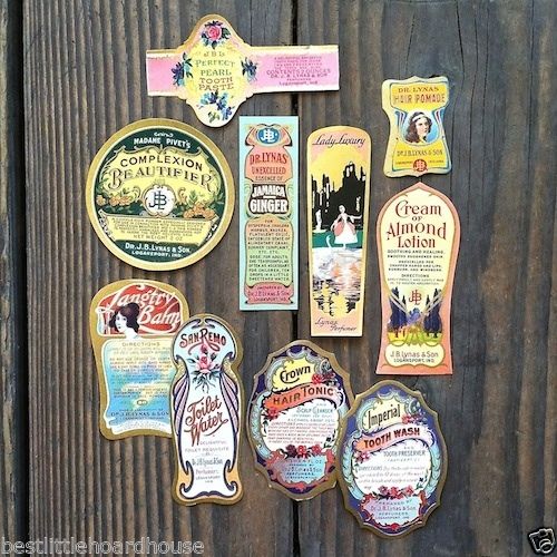 Vintage Tonic Labels