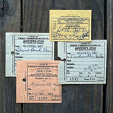 FRISCO RAILROAD TICKET Agent Tickets 1940s