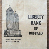 LIBERTY BANK OF BUFFALO Deposit Envelope 1910s