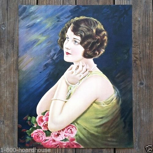 YEARNING Pinup Art Lithograph Print 1920s