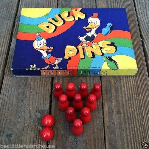 DUCK PINS Boxed Toy Bowling Game 1929 – BestLittleHoardHouse
