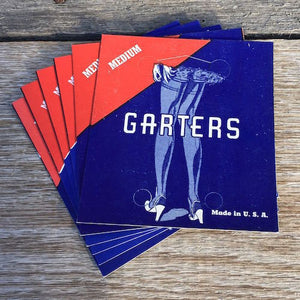 GARTER CARDS Sexy Ladies Legs Stockings 1940s 