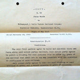 PITTSBURGH LAKE ERIE Railroad Contact Agreement 1800's
