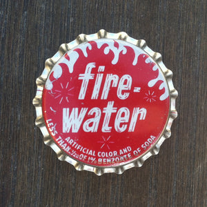FIRE-WATER Soda Cork Lined Bottle Cap