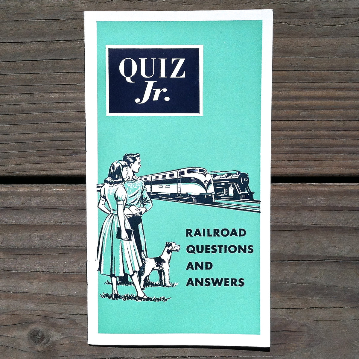 10 Vtg 1950s QUIZ JR Railroad Questions & Answers Train Booklet WHOLES ...