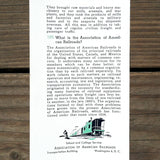 QUIZ JR Railroad Questions Answers Booklet 1955
