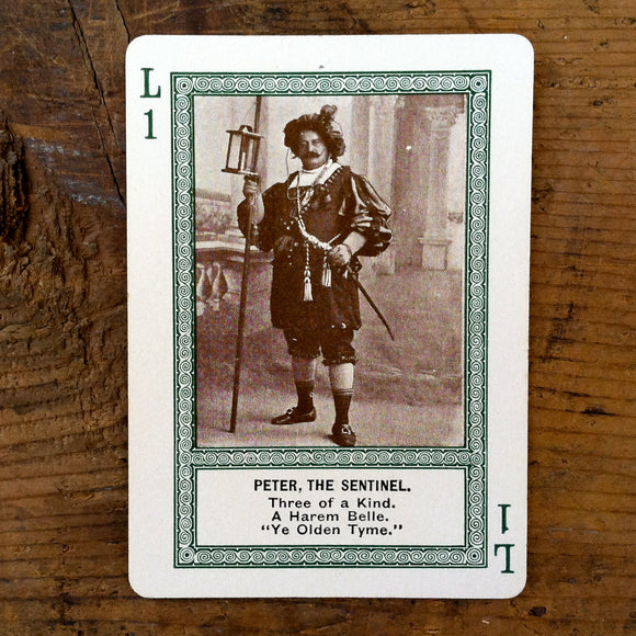 STRANGE ACTOR PEOPLE Playing Cards 1910s