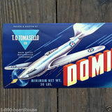 DOMINATOR TOMATOES Vegetable Can Label 1944