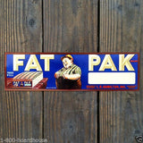 FAT PAK Fruit Crate Box Label 1930s