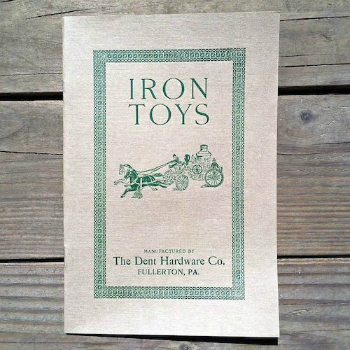 IRON TOYS Dent Hardware CO Toy Catalog Booklet 1900