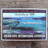 SAN FRANCISCO Golden Gate International Exposition Stamp 1939