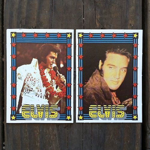 Elvis Presley trading hot cards