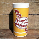 KEMPLEY'S Half Gallon Ice Cream Container 1950s