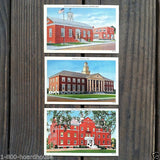 WARHAM MASSACHUSETTS Linen Postcards 1940s