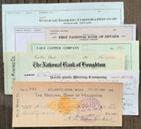MINING COMPANY Business Checks 1900-40s