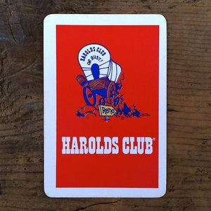 HAROLDS CLUB NEVADA CASINO Playing Card