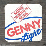 GENESEE GENNY BEER Light Drink Coaster 1960s