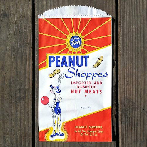 PEANUT SHOPPES Snack Circus Bag 1950s 
