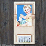 DOLLY'S BREAKFAST Baby Promotional Calendar 1930s
