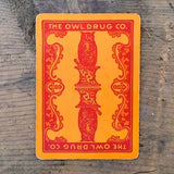 OWL DRUGSTORE Playing Card 1910s