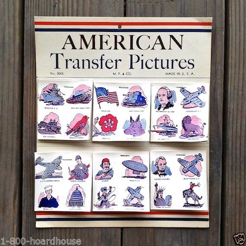 AMERICAN TRANSFER PICTURES Tattoo Decal Store Display  