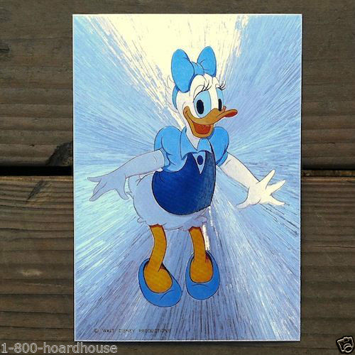 DAISY DUCK Walt Disney Postcard 1980s