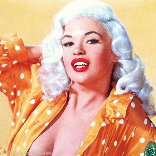 JAYNE MANSFIELD Art Lithograph Pinup Print 1950s – BestLittleHoardHouse
