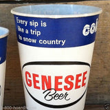 GENESEE BEER Paper Sample Cups 1950s