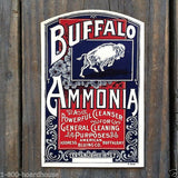 BUFFALO AMMONIA Bottle Label 1910s