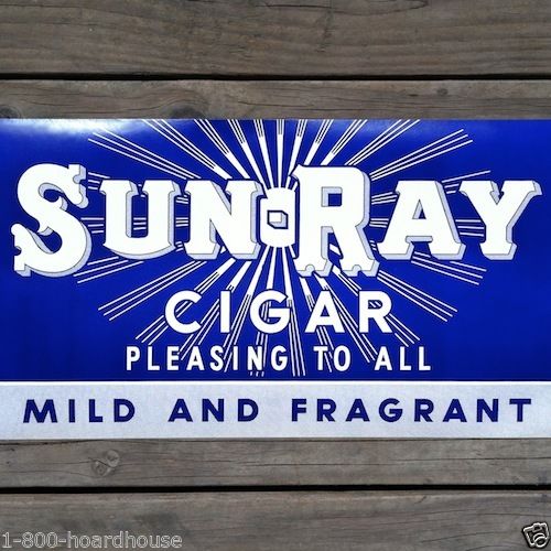 SUN-RAY CIGAR Tobacco Store Poster 1920s – BestLittleHoardHouse