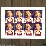 MARILYN MONROE TRADE CARD Proof 1960s Sign