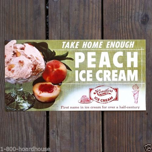 HENDLER'S ICE CREAM Kewpie Store Poster 1930s