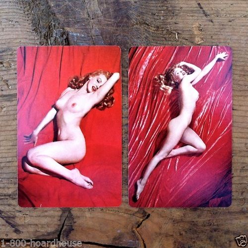 MARILYN MONROE 1976 Pin-up Playboy Playing Cards