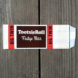 TOOTSIE ROLL FUDGE BAR Snack Bag 1940s